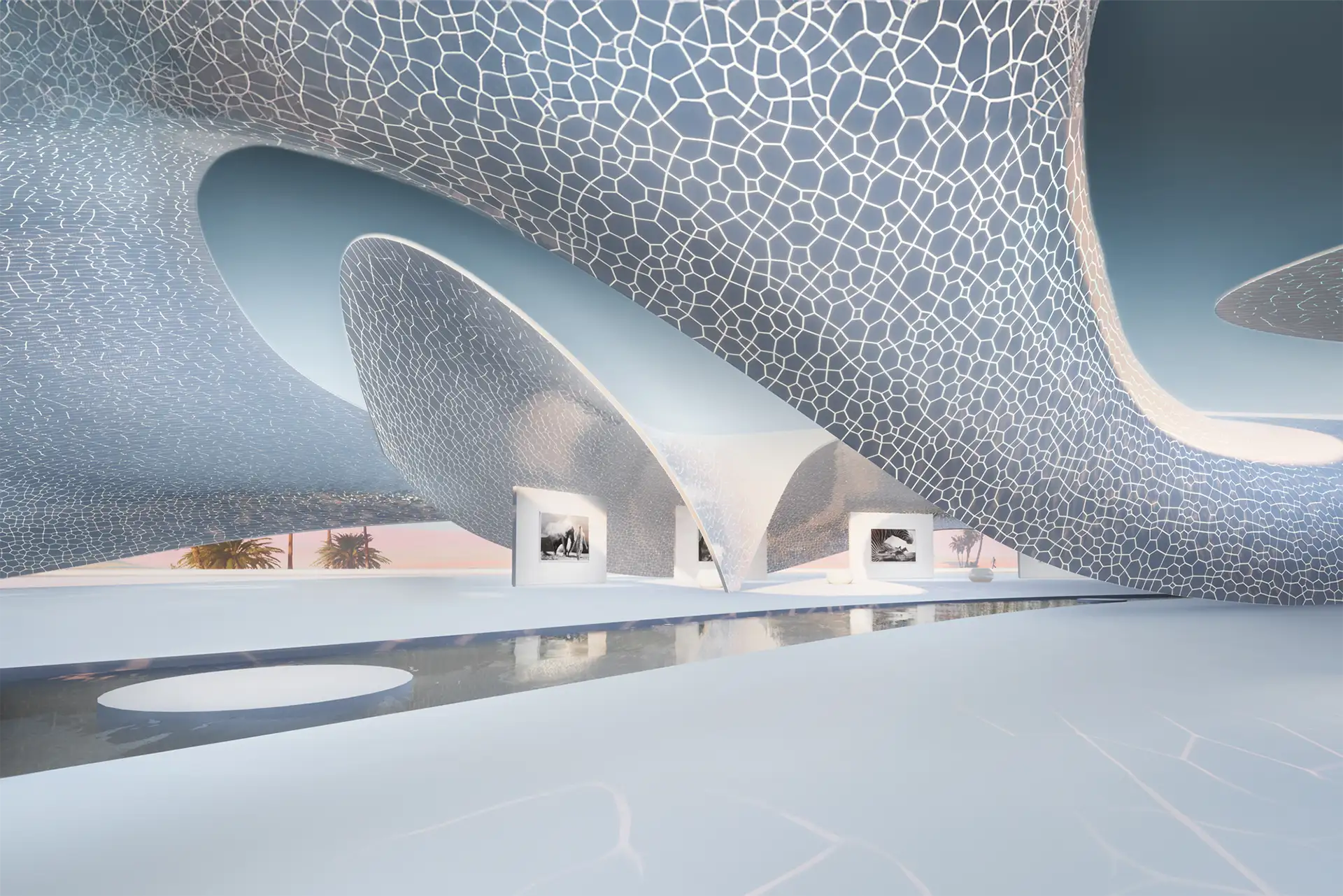 Ferron Collette_FERFERRO OASIS Contemporary VR Gallery 02_Futuristic Architecture_webp