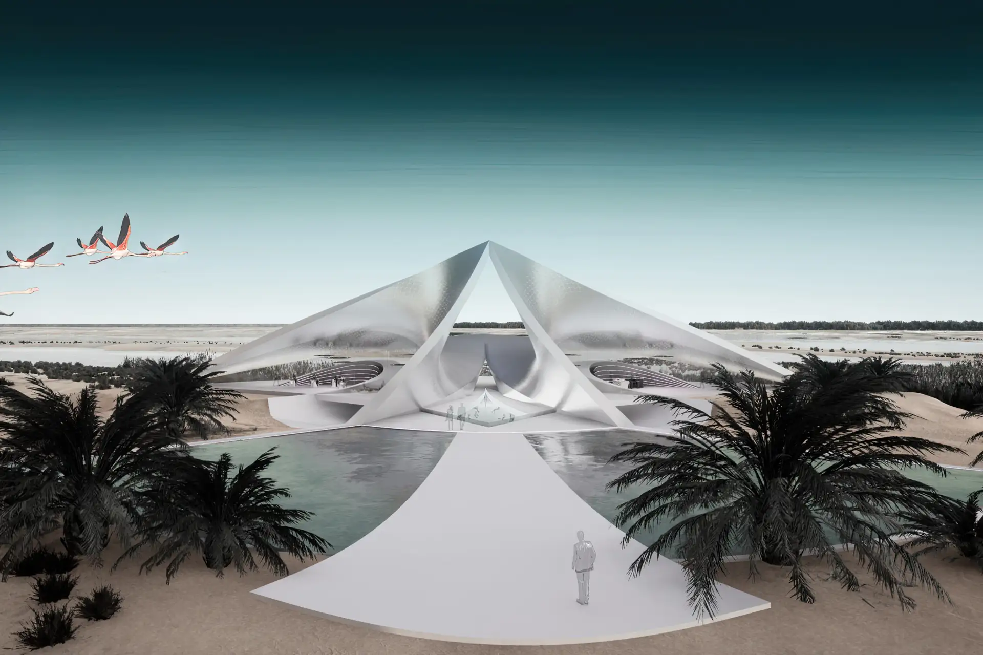 LEF3D_FERFERRO_Ferron Collette_Futuristic Architecture_2020_Flamingo Dream_Flamingo Center_6-gigapixel-art-width-1920px_webp